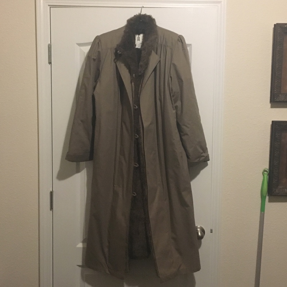 Vintage London Fog Brown Long Coat